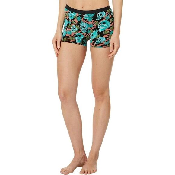MeUndies Underwear Women's XL Multi Skull Print Stretch Boyshort Beach ERK105 - Picture 1 of 12